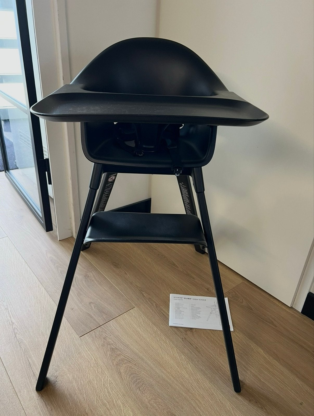 Stokke Clikk kinderstoel met verkleiner en opbergtas, Kinderen en Baby's, Kinderstoelen, Ophalen of Verzenden, Zo goed als nieuw