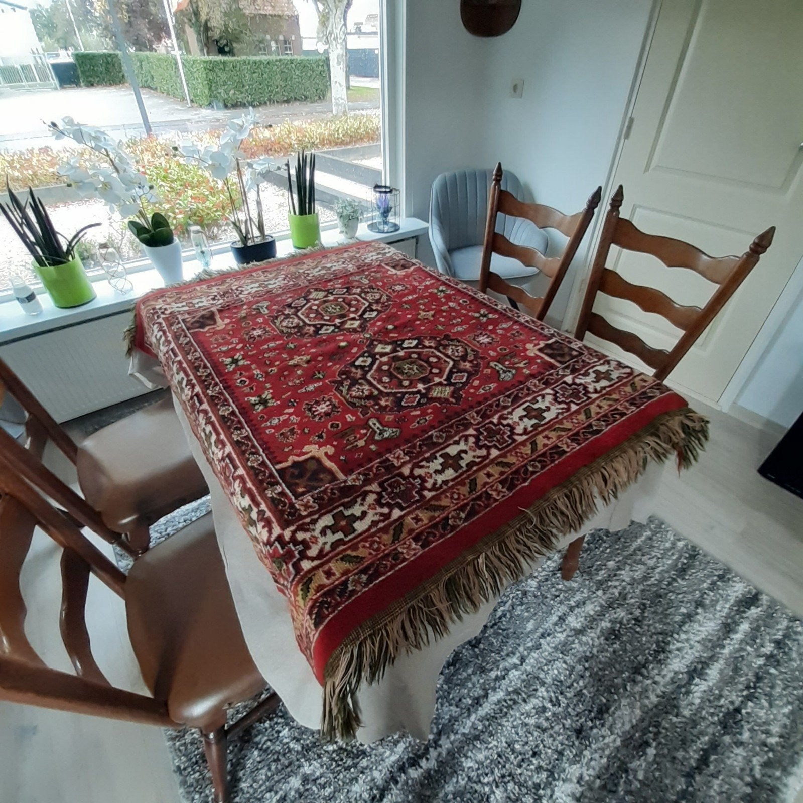 Tafelkleed   (gretha), Ophalen, Gebruikt, Vierkant, 130 cm