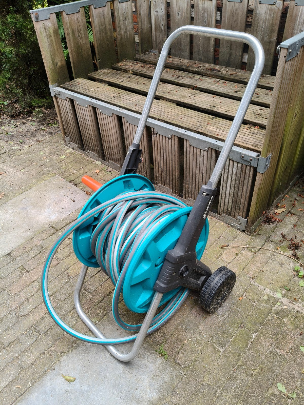 Gardena tuinslang op haspel, 20 meter, Ophalen