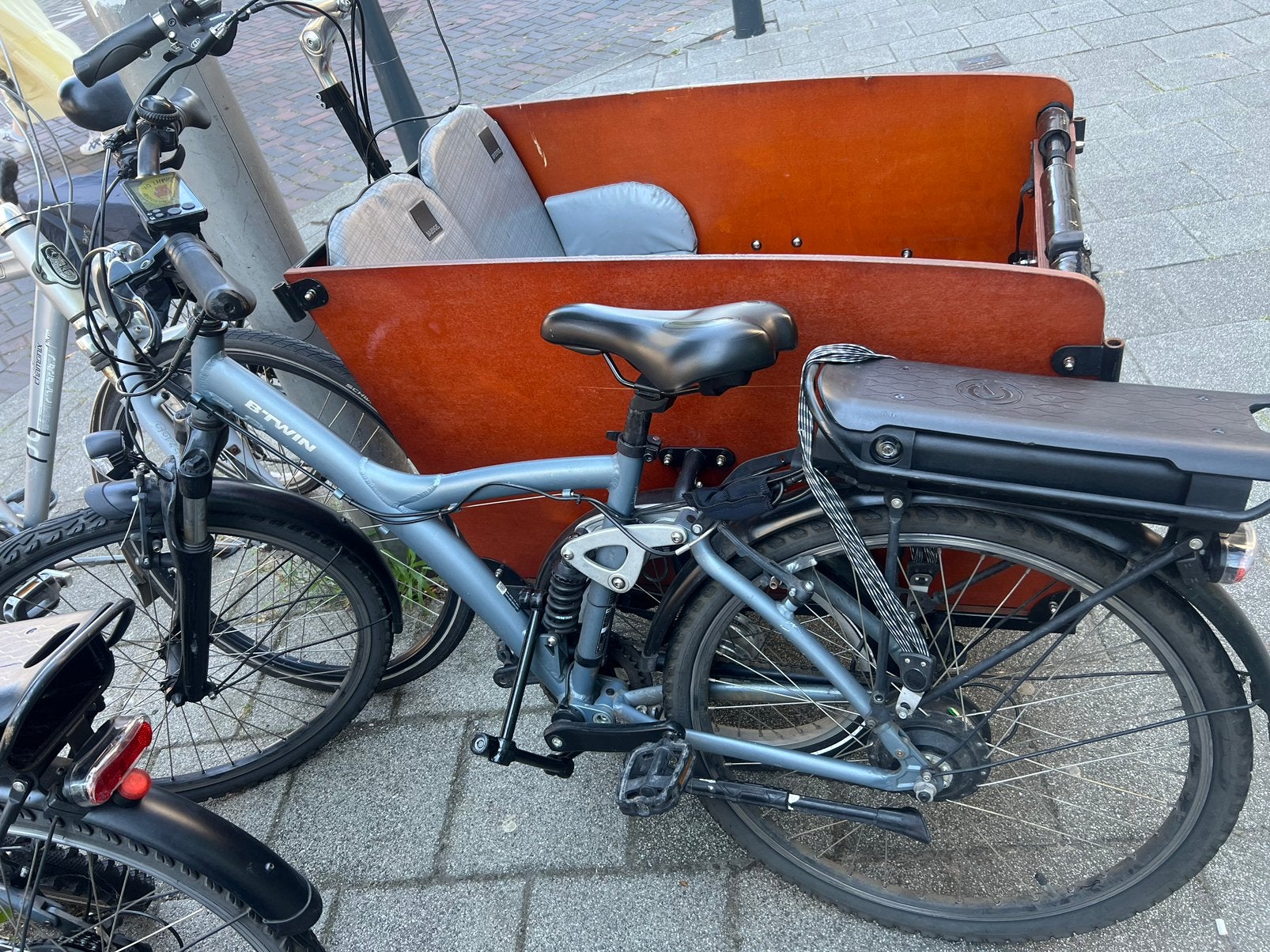 Btwin Original 920E Electrische Mountain Fiets - 350w Bafang, Fully, Ophalen, Gebruikt, Overige merken