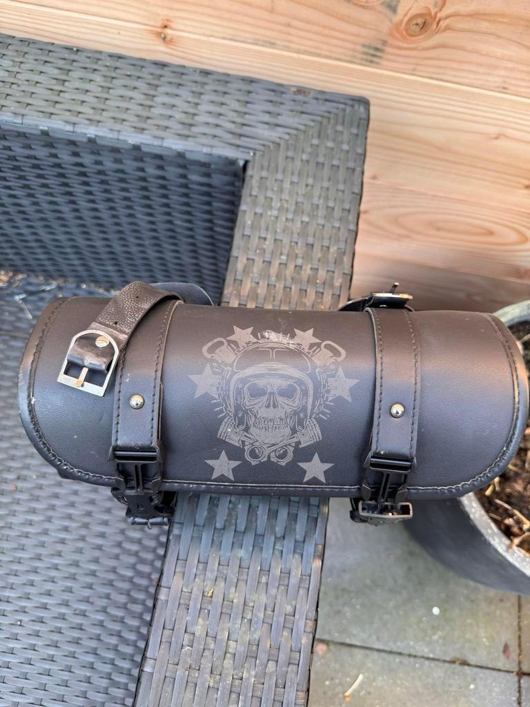 Gereedschapstas Stuur/Voorvork - Skull Desig, Ophalen of Verzenden, Zo goed als nieuw