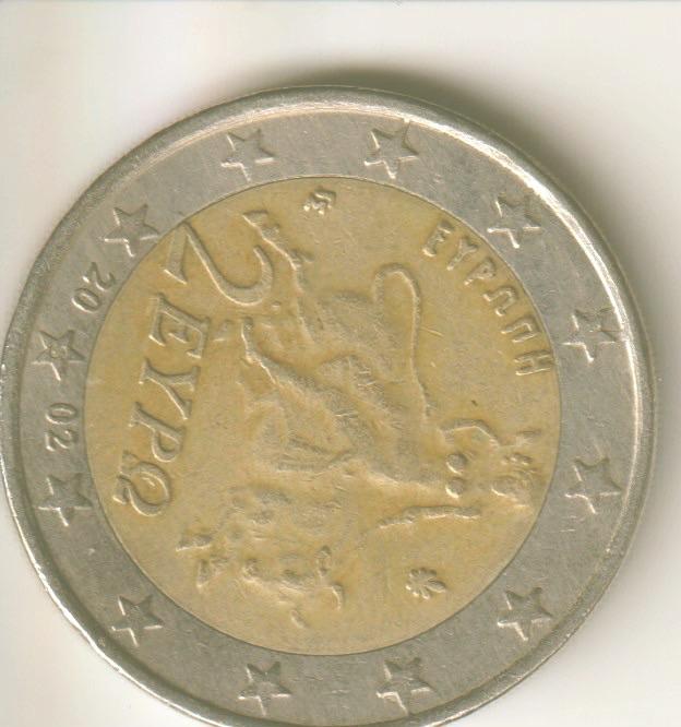2 euro 2002 s griekenland, Postzegels en Munten, Verzenden, Griekenland, 2 euro