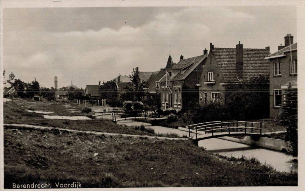 BARENDRECHT Voordijk, Verzamelen, Ansichtkaarten | Nederland, Ophalen of Verzenden, 1920 tot 1940, Ongelopen, Zuid-Holland
