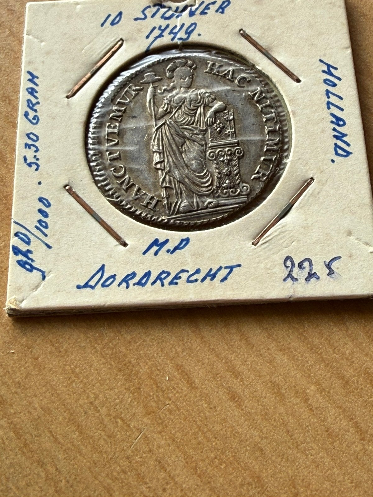 X 10 Stuiver 1749, Vóór koninkrijk, Zilver, Losse munt, Overige waardes