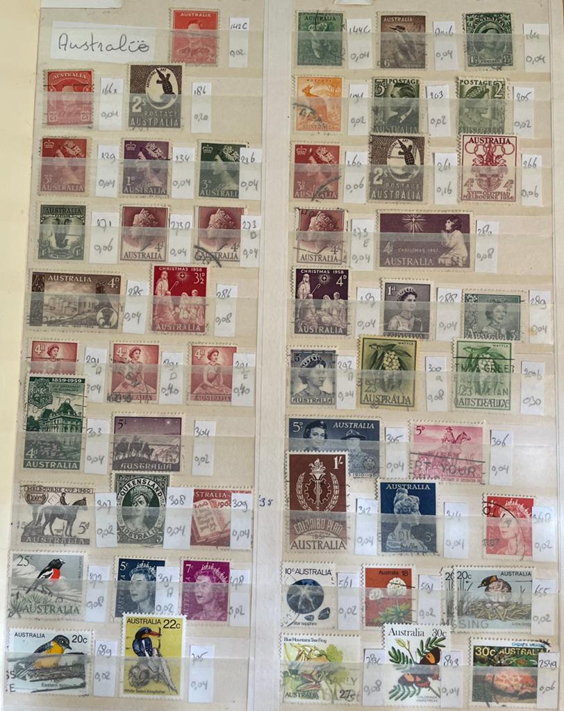 Kaveltje postzegels Australië, Postzegels en Munten, Postzegels | Volle albums en Verzamelingen, Ophalen of Verzenden, Buitenland