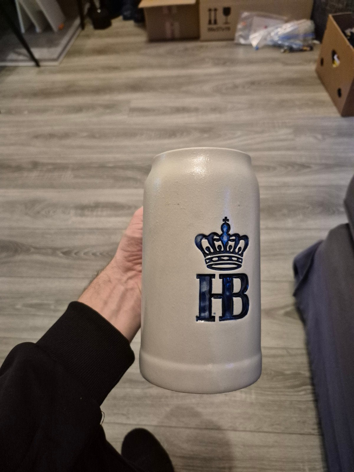 Vintage HB Bierpul - Hofbräu München, Ophalen of Verzenden