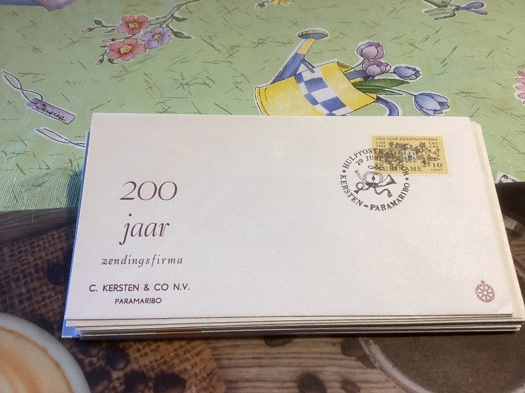 No4294 Zeldzaam Suriname E62 met 1 zegel Heb ook Nederland, Postzegels en Munten, Ophalen of Verzenden, Onbeschreven, Rest van de wereld