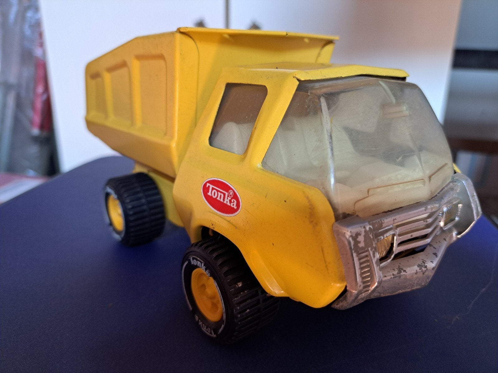 Tonka kiepwagen kipper metalen speelgoedtruck, Ophalen, Gebruikt