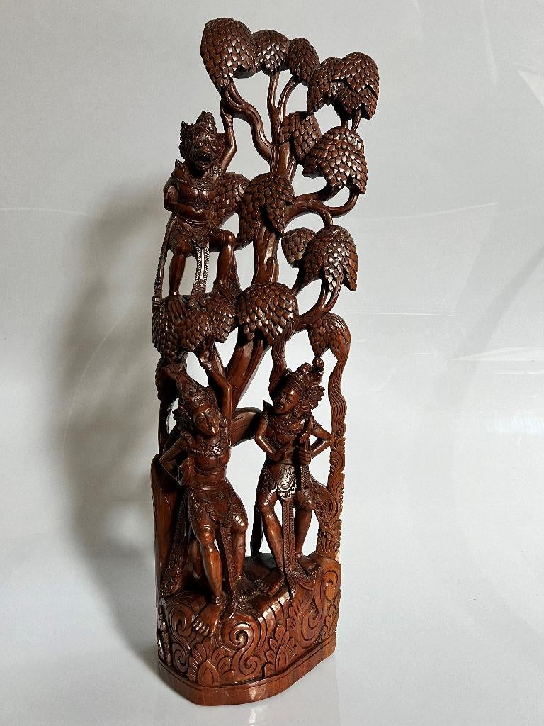 Houtsnijwerk Bali, Ophalen of Verzenden