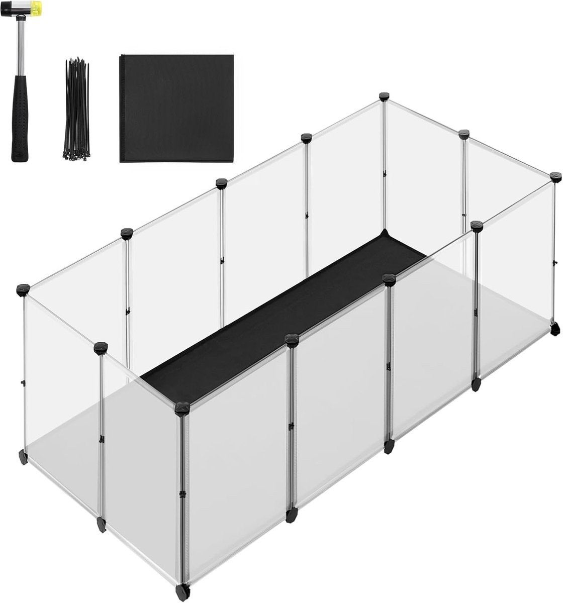 Dierenverblijf Hamsters Cavia's Konijnen 143x73x57cm, Minder dan 60 cm, 110 cm of meer, Nieuw, Ophalen of Verzenden