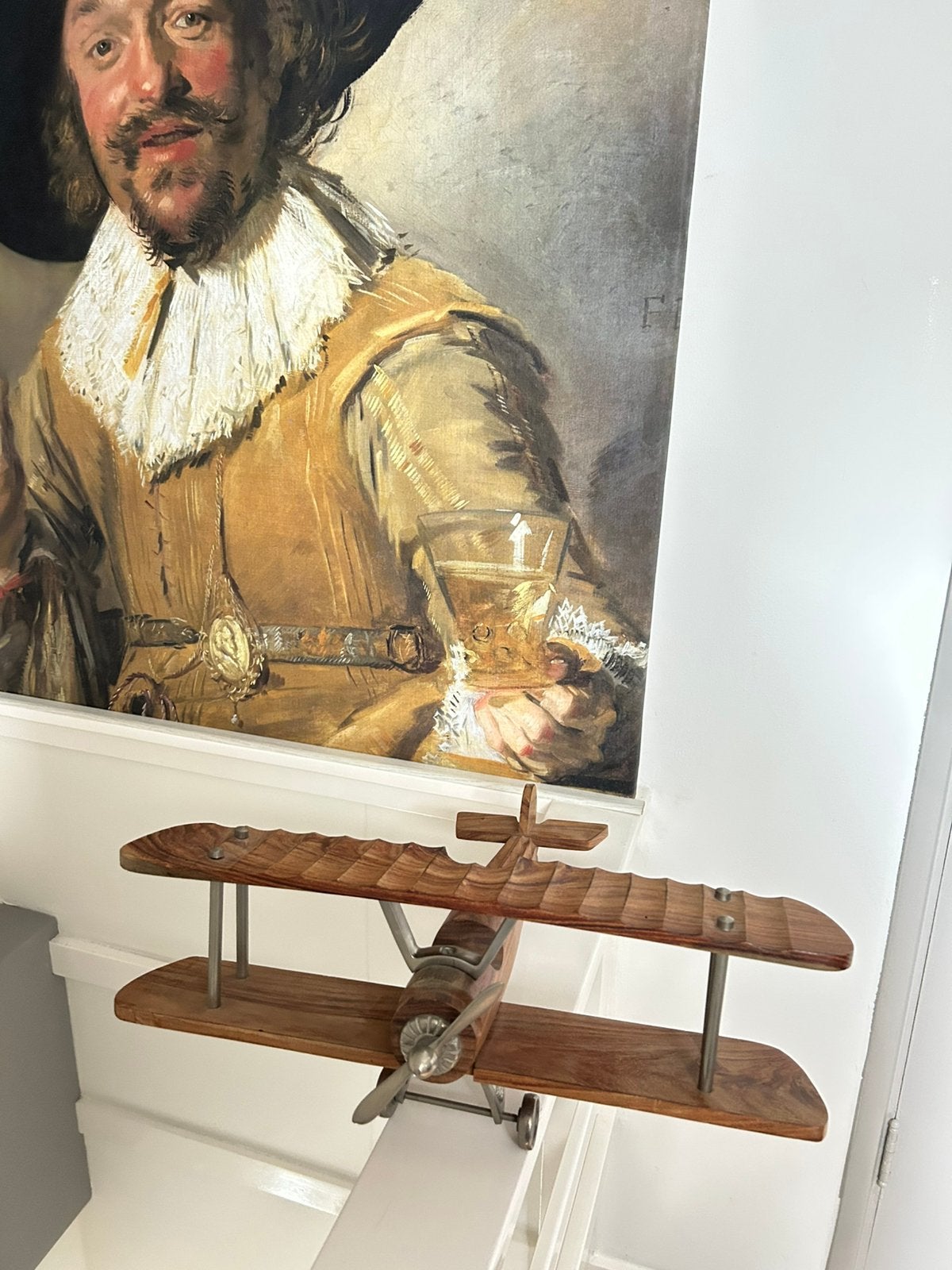Riviera Maison Deco houten vliegtuig, Ophalen, Nieuw, Hout