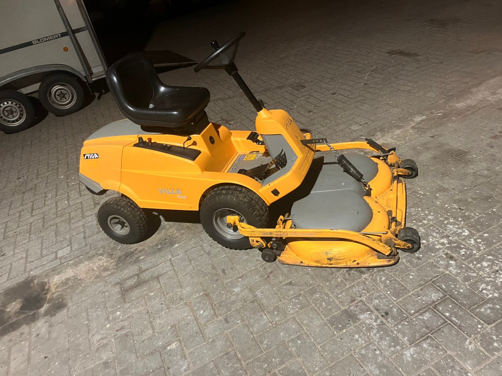 Te koop stiga villa royal 107 cm 700 euro, Ophalen, Gebruikt, Stiga, Mulchfunctie