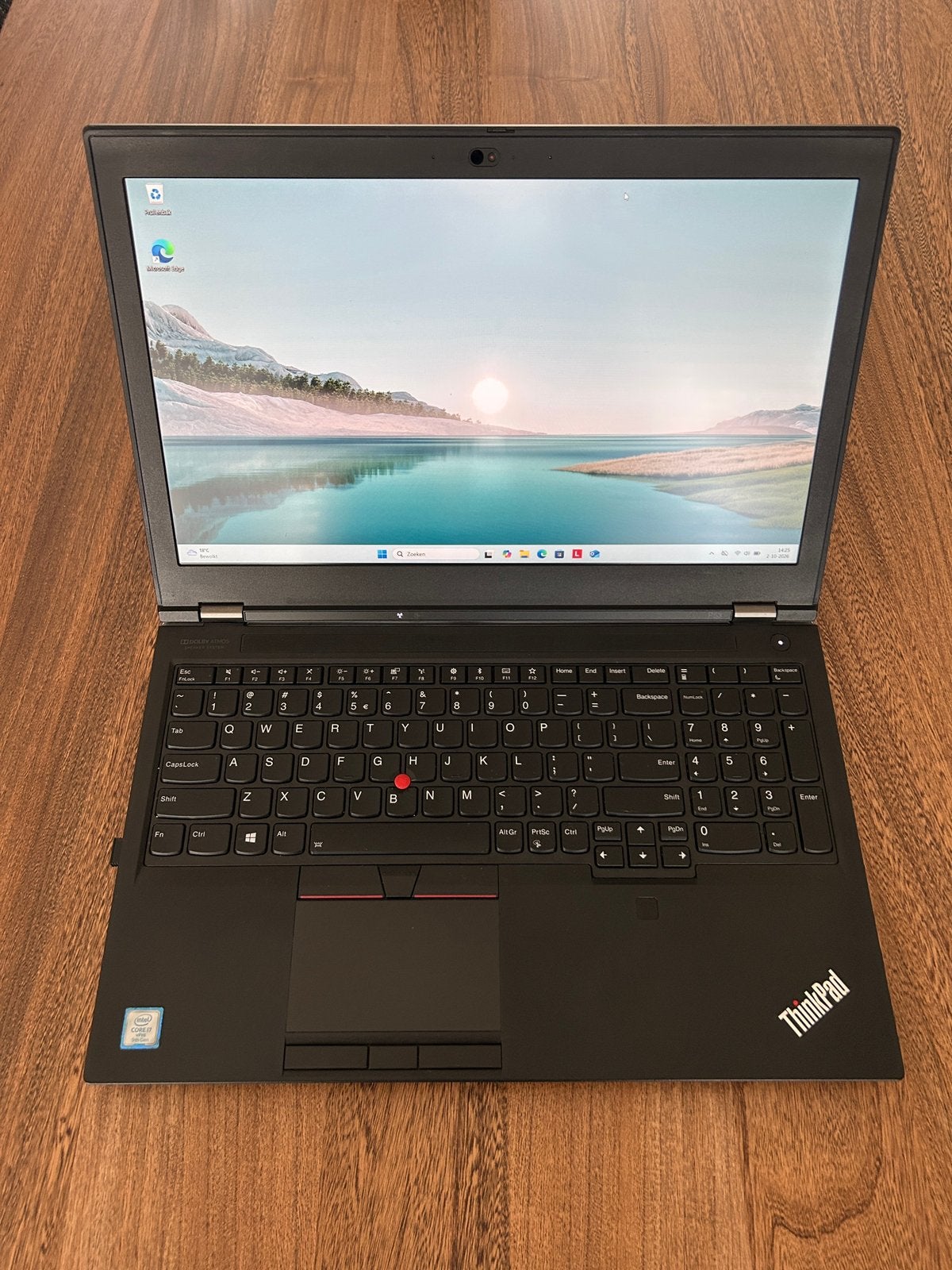 Lenovo ThinkPad P53-i7-16GB RAM-NVIDIA Quadro-Windows 11 Pro, Ophalen, Gebruikt, Met videokaart, 2 tot 3 Ghz