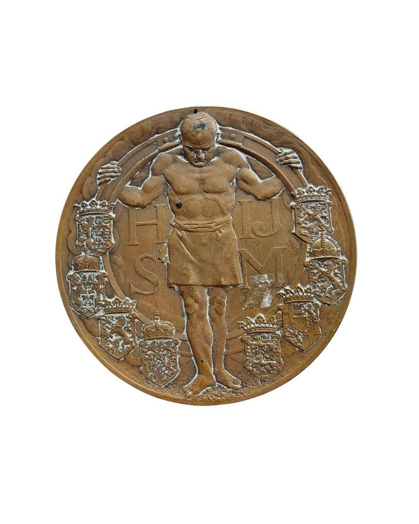 Penning 1914, 75 jaar Hollandsche IJzeren Spoorweg HIJSM, Verzenden, Koningin Beatrix, Losse munt