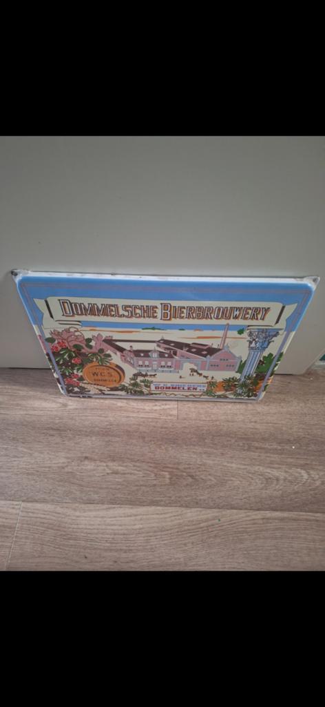 Emaille bord  dommelsch, Ophalen of Verzenden, Reclamebord