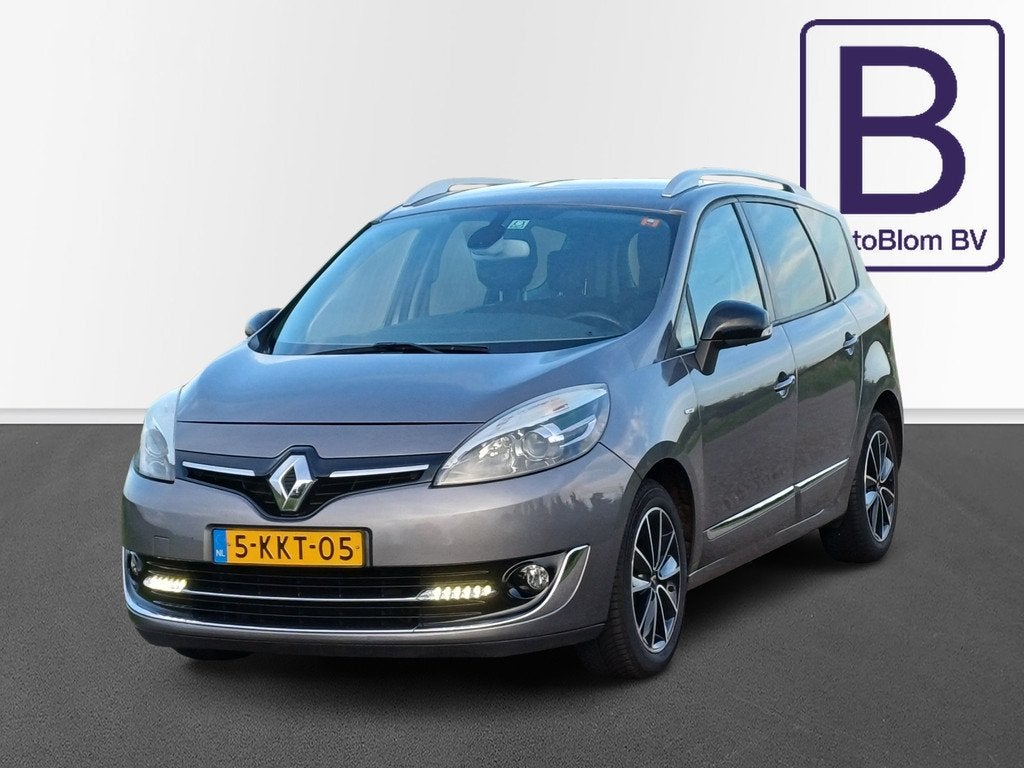 Renault Grand Scénic 2.0 Bose 7-Pers /Uniek 2.0!/Goed onder, Auto's, Renault, Euro 5, Gebruikt, Zwart, 4 cilinders