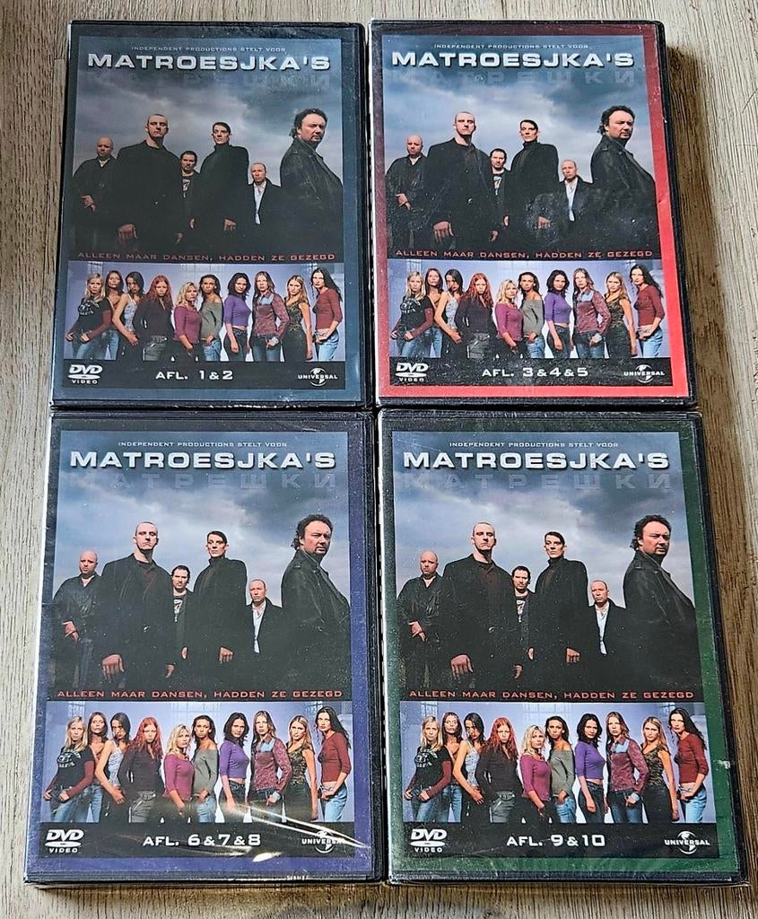 Matroesjka's - Afleveringen 1 t/m 10 - 4 DVDs - nieuw !, Alle leeftijden, Ophalen of Verzenden, Nieuw in verpakking, Boxset