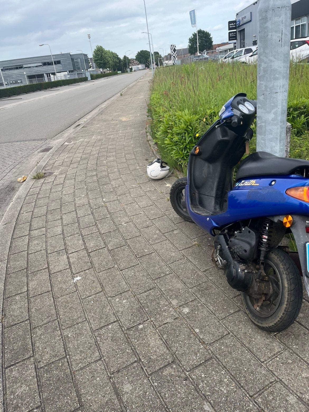 Peugeot Zenith Scooter - Blauw, Fietsen en Brommers, Scooters | Peugeot, Ophalen, Gebruikt, Overige modellen, Maximaal 45 km/u