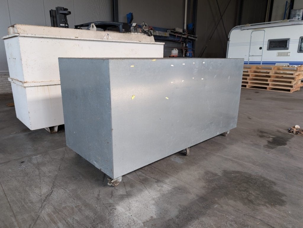 rolcontainer opslag kist box bak metaal op wielen, Ophalen, Gebruikt, 100 cm of meer, 60 cm of meer