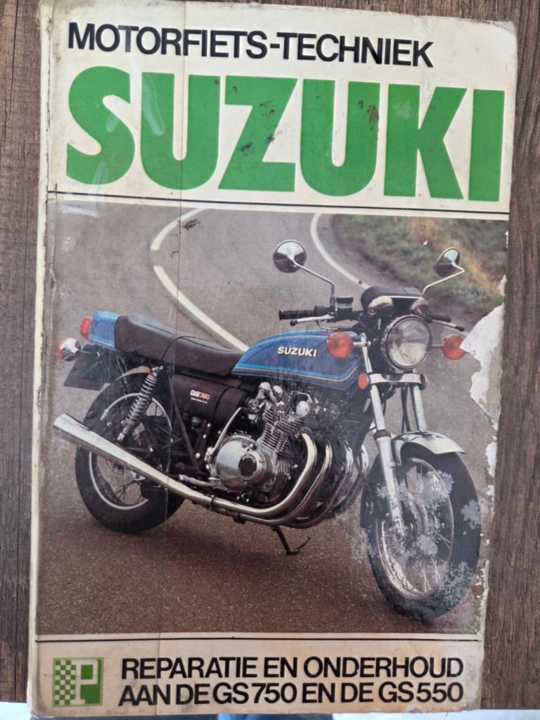 Suzuki GS 750/550 Motorfiets-Techniek Werkplaatshandboek, Ophalen of Verzenden