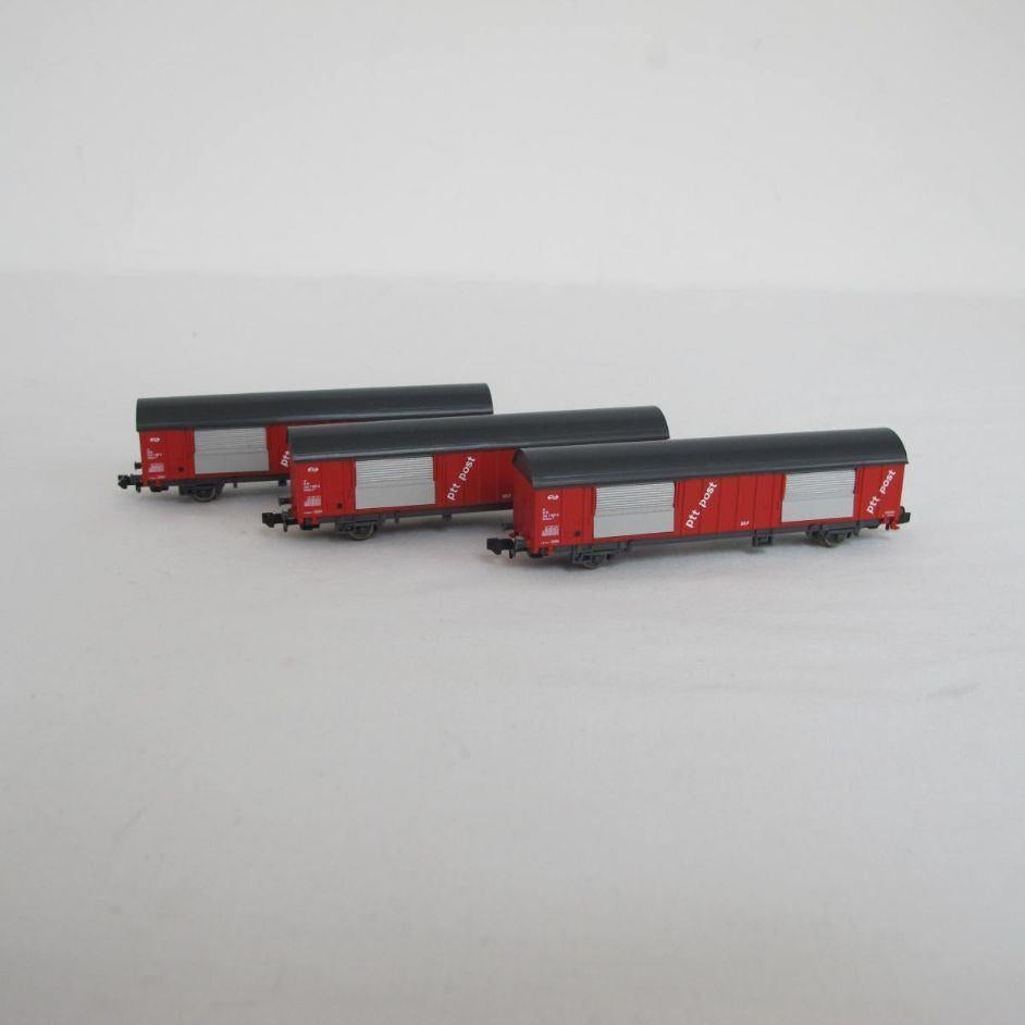 Set van 3 Roco PTT Postwagens N spoor zonder OVP, Info@roco.cc, Gebruikt, Gelijkstroom, Verzenden