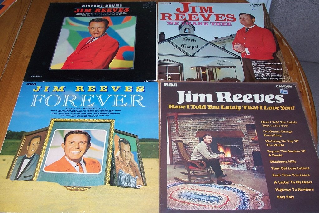 JIM REEVES 8 LP'S, Ophalen of Verzenden, Gebruikt, 12 inch, LP