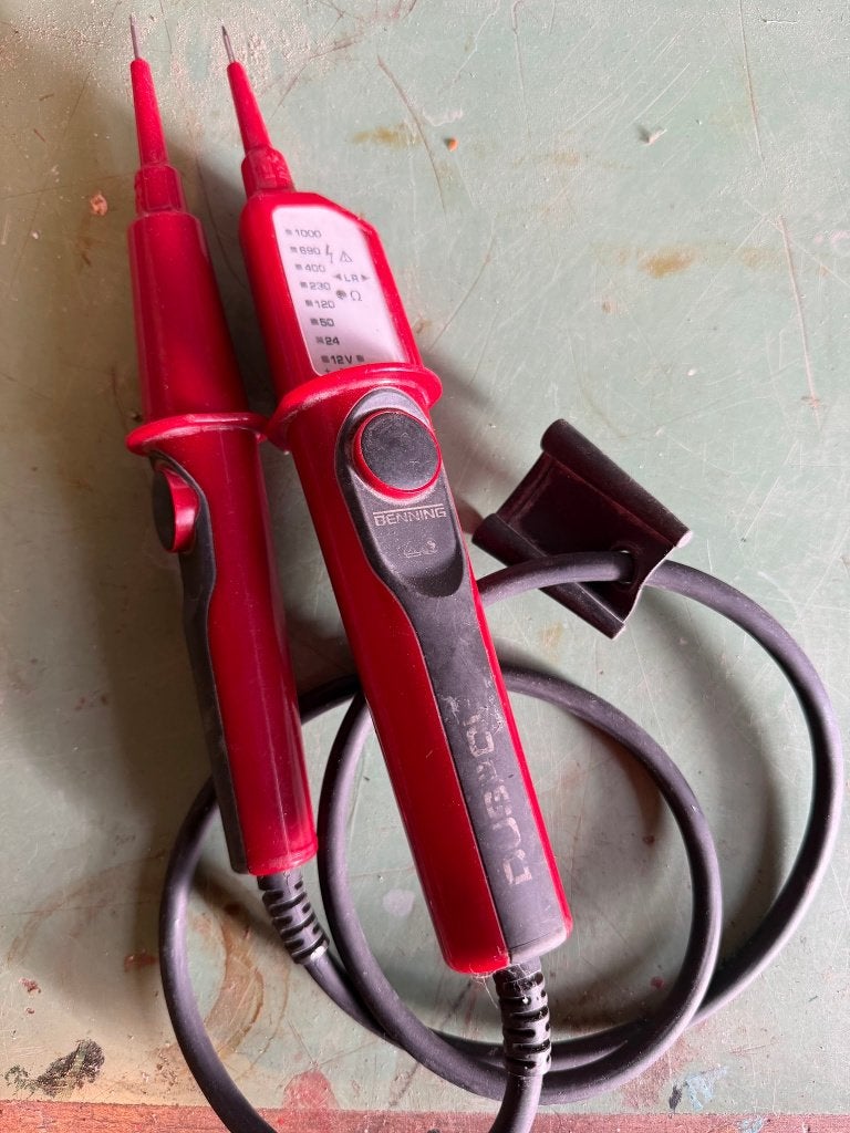 Benning Duspol Spanningstester - 12V tot 1000V, Ophalen of Verzenden, Gebruikt, Elektriciteit