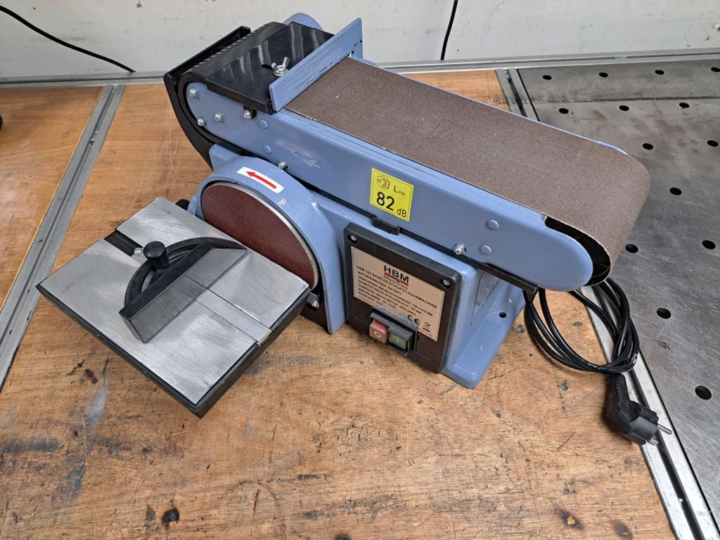 HBM 100 Band en schijfschuurmachine, Doe-het-zelf en Verbouw, Gereedschap | Schuurmachines, Ophalen of Verzenden, 1200 watt of meer