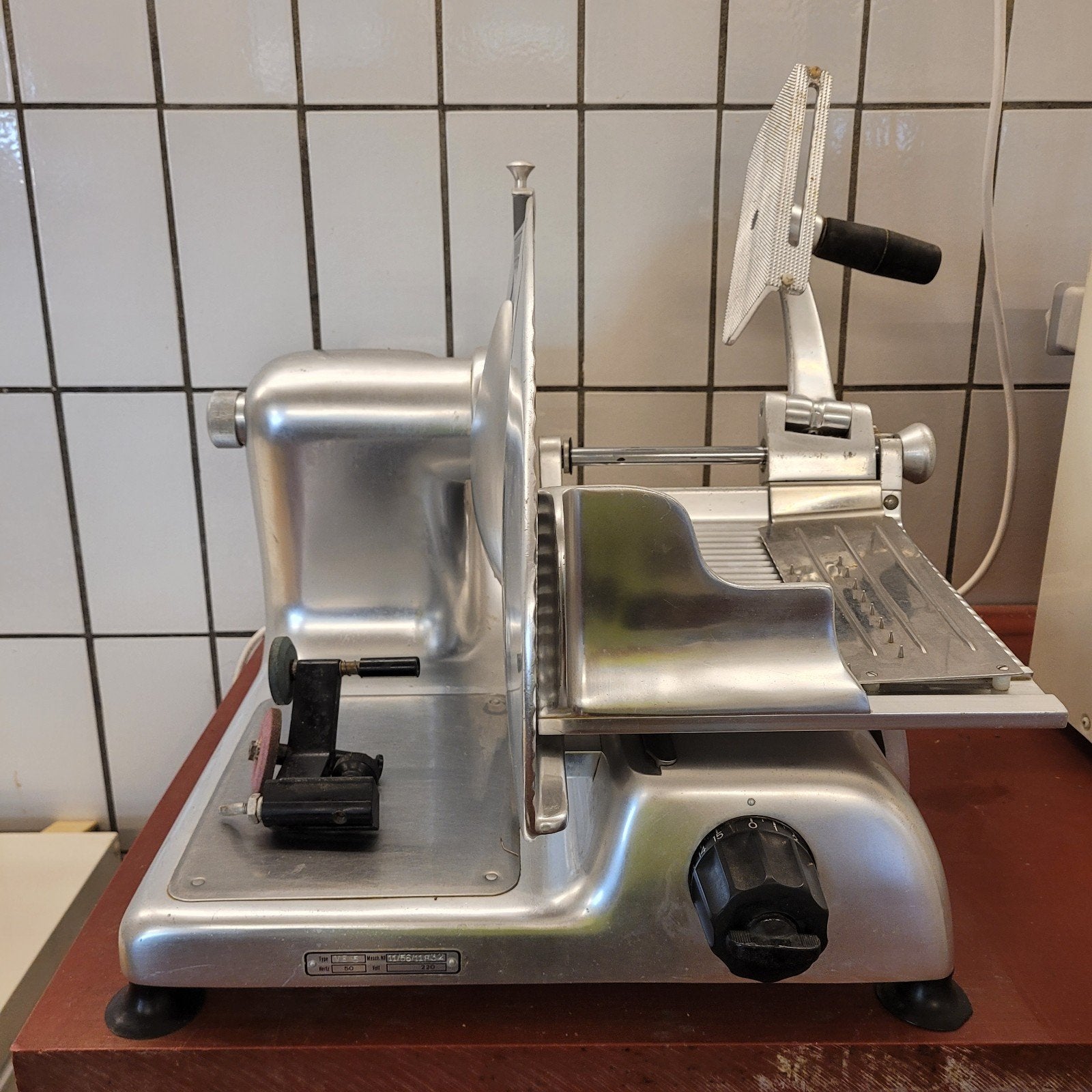 Professionele snijmachine bizerba, Ophalen, Gebruikt