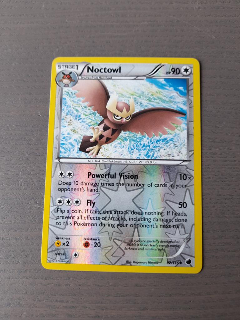 Plasma freeze 92/116 noctowl reverse, Ophalen of Verzenden, Gebruikt, Losse kaart, Foil