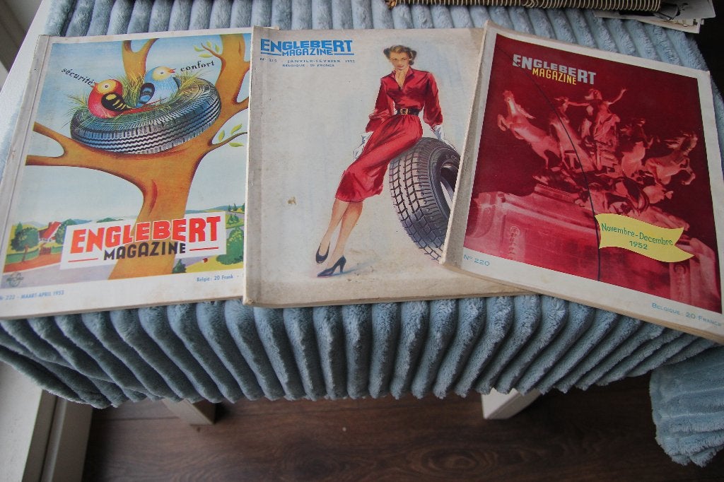 Englebert Magazine 3 stuks 1952 en 1953, Ophalen of Verzenden, Gelezen