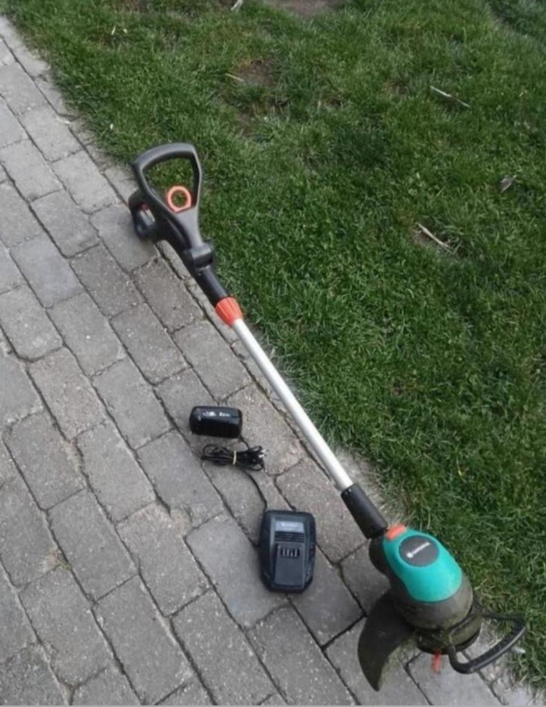 Gardena grastrimmer met accu, Tuin en Terras, Ophalen of Verzenden, Gebruikt, Accu