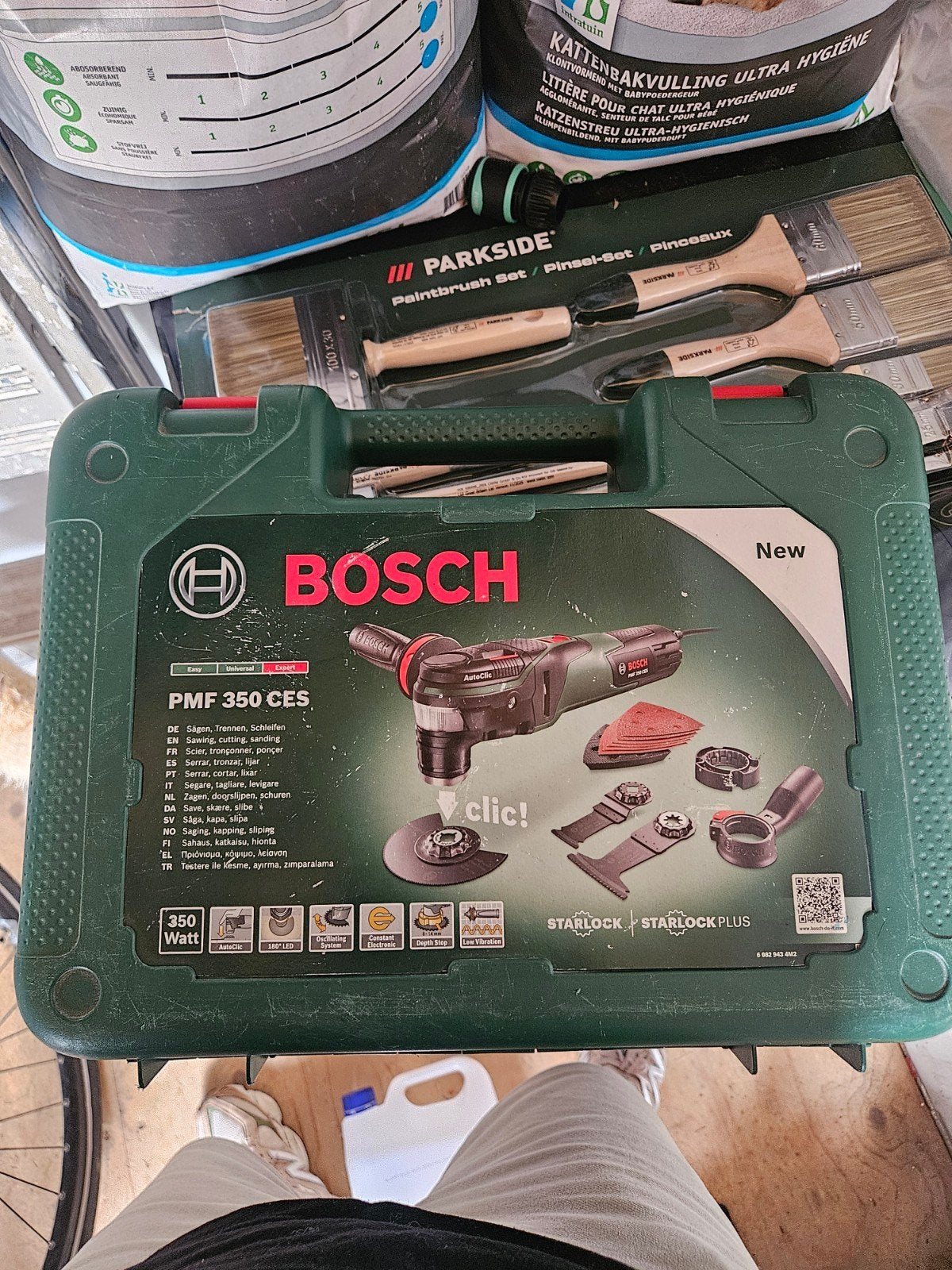 Bosch PMF 350 CES Multitool - Zo goed als nieuw, Doe-het-zelf en Verbouw, Ophalen of Verzenden