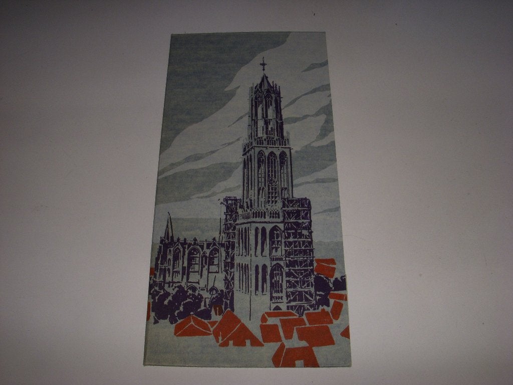 TOP folder restauratie Dom kerk Utrecht ARMCO ijzer jaren 30, Gelezen, Folder, Ophalen of Verzenden, Armco ijzer uit Delft