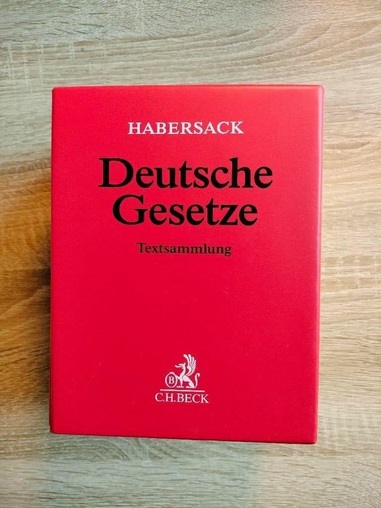 Habersack (eerder Schönfelder) Deutsche Gesetze, Ophalen, Gelezen
