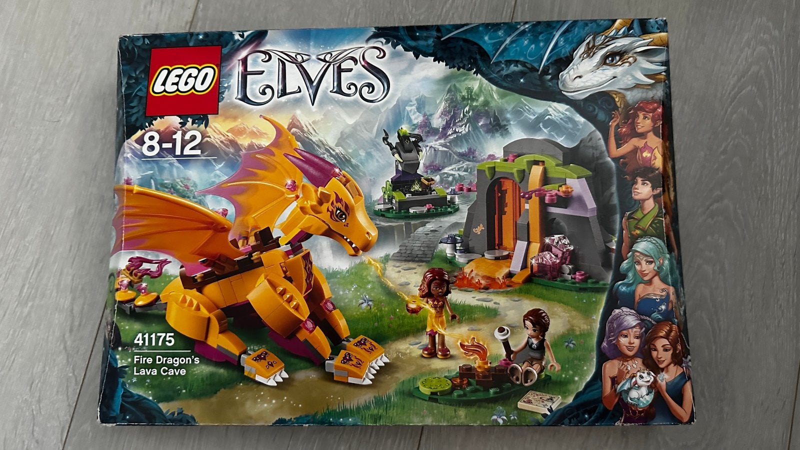 Lego - Elves - De lavagrot van de vuurdraak (41175) CONPLEET, Ophalen of Verzenden, Zo goed als nieuw