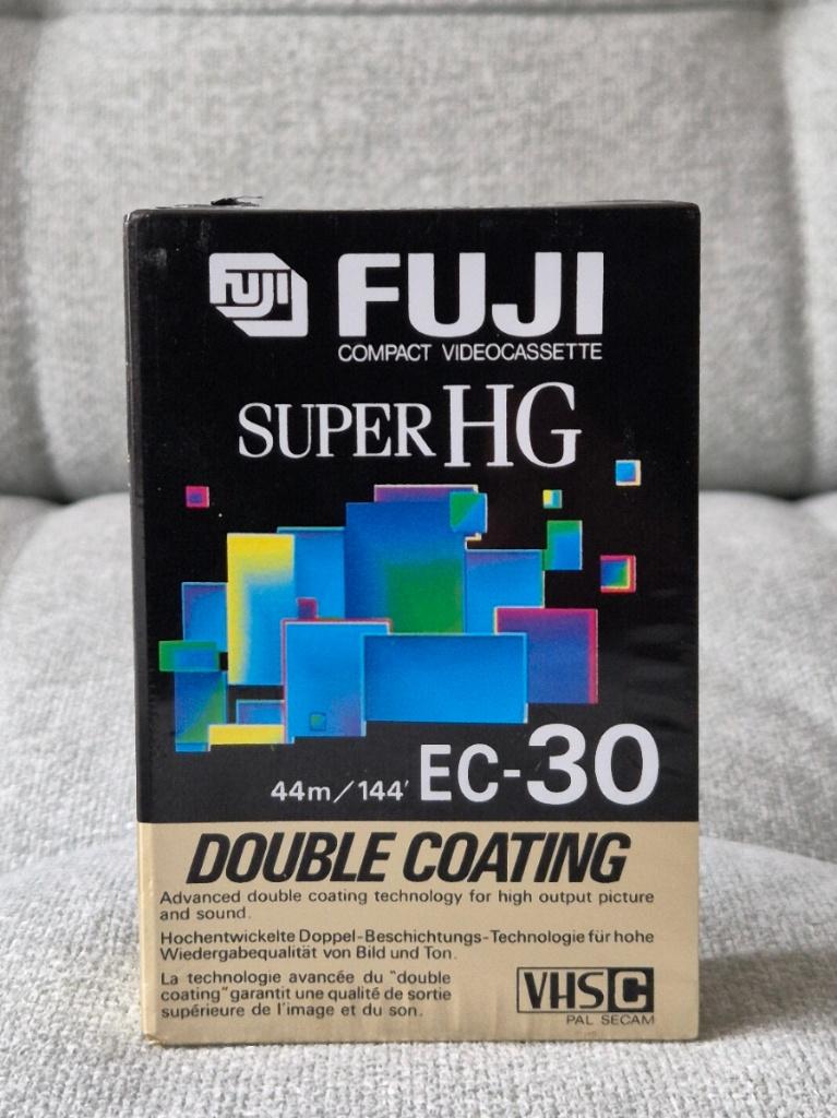Fuji Super HG EC-30 VHS-C videocassette, Ophalen, VHS-C of SVHS-C, (Video)band