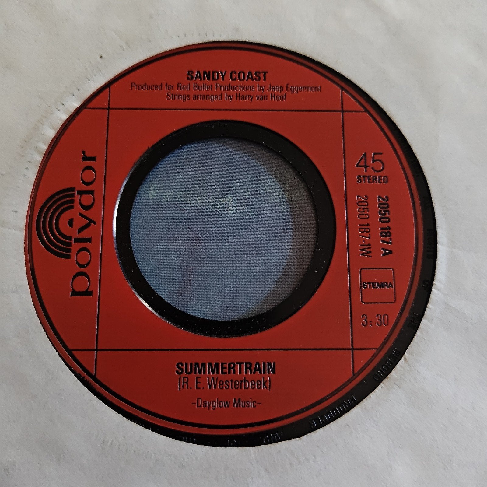Sandy Coast - Summertrain (Polydor 2050 187 A) 7 inch, Gebruikt, 7 inch, Ophalen of Verzenden, Pop
