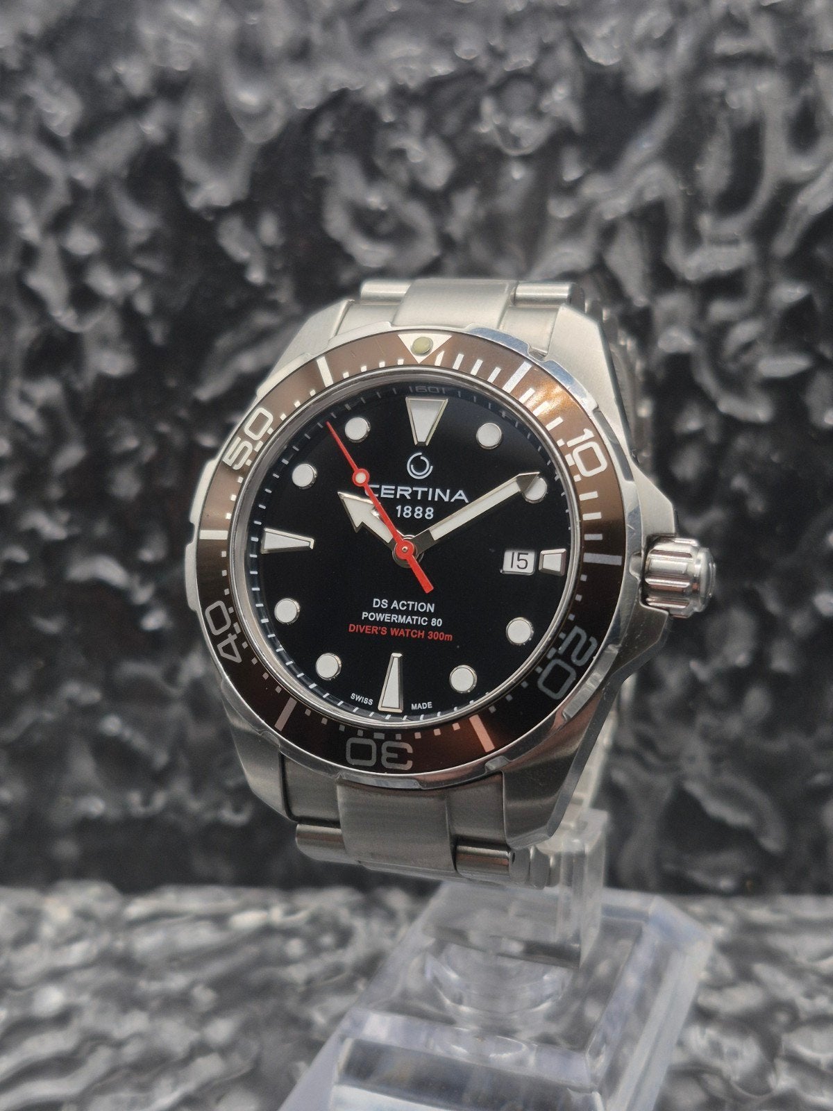 Certina DS Action Diver Powermatic 80 Ref. C032407 A Zwart, Overige merken, Zwart, IOS, Chemin du Tourelles 17, 2400 Le Locle, Zwitserland