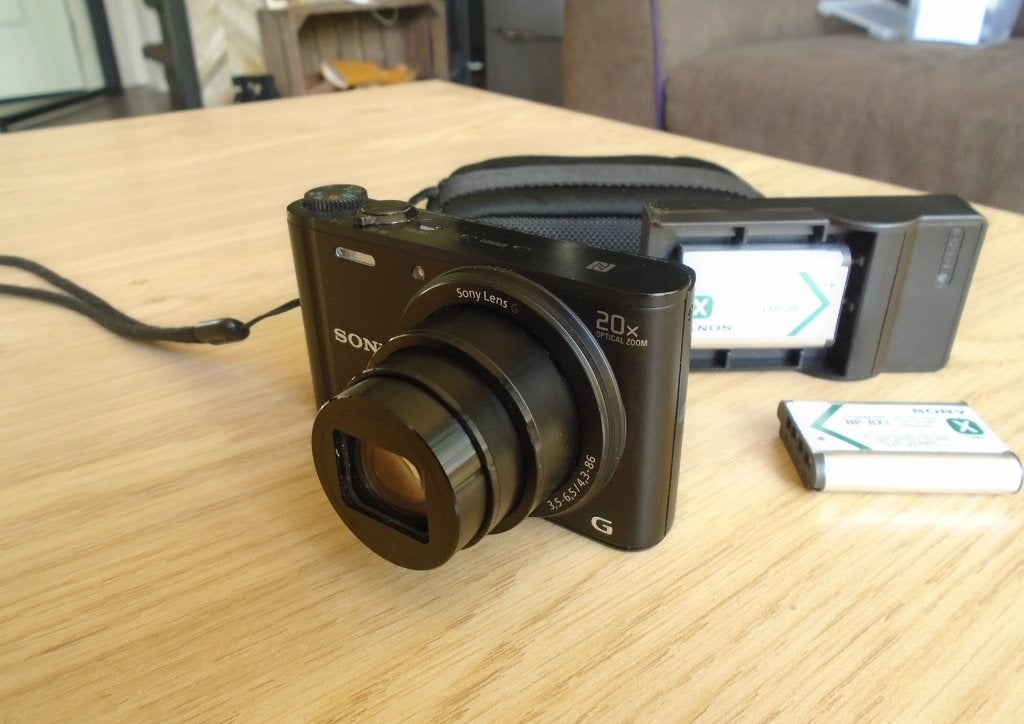 Sony CyberShot DSC-WX350 digitale camera in goede staat, Audio, Tv en Foto, Fotocamera's Digitaal, Ophalen, Accu, Zo goed als nieuw