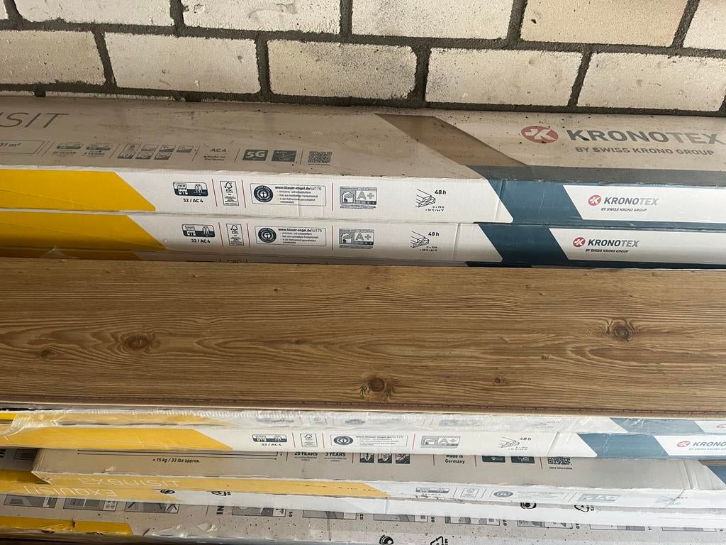 Laminaat Kronotex Exquisit Natuur Den D2774, Ophalen, 50 tot 150 cm, Nieuw, 10 m² of meer