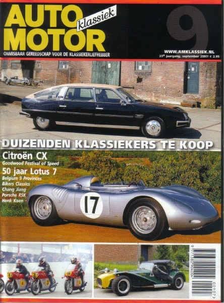 AMK 9 2007 : Citroen CX - Lotus Seven - Chang Jiang 750 M1M, Ophalen of Verzenden, Gelezen, Algemeen