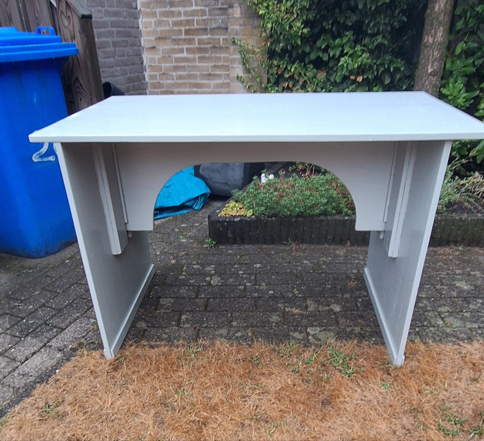 Lich blauwe tafel, Ophalen, Gebruikt, 50 tot 100 cm, 100 tot 150 cm