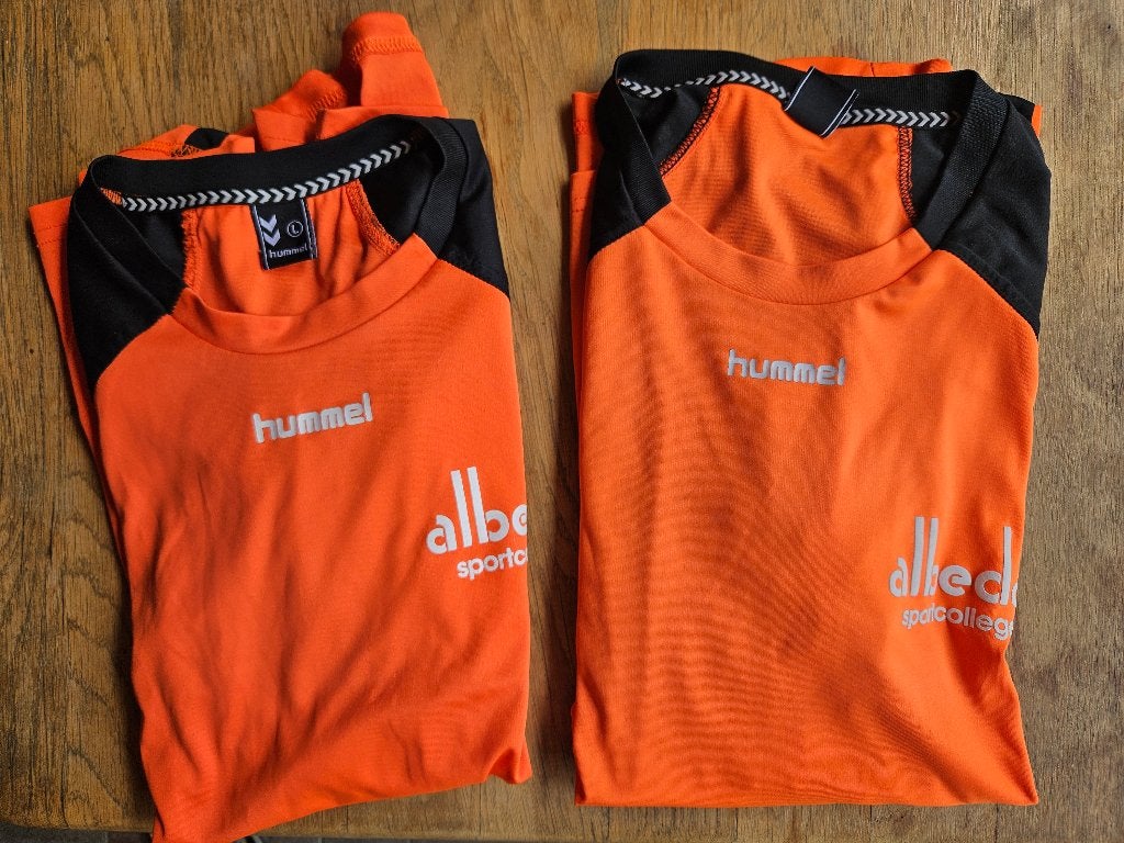 2 T-shirts Albeda van Hummel maat L, Maat 52/54 (L), Zwart, Ophalen of Verzenden, Zo goed als nieuw