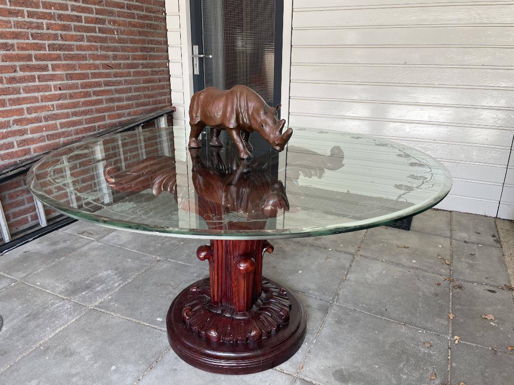 Sculptuur eettafel, jaren 1940	Italië  Art Deco, Ophalen