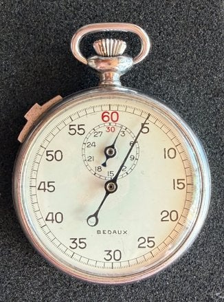 Bedaux vintage stopwatch in een uitstekende staat, Ophalen of Verzenden