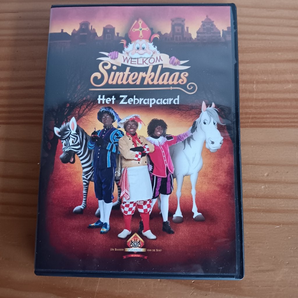DVD: Welkom Sinterklaas, het zebrapaard, Ophalen of Verzenden, Zo goed als nieuw