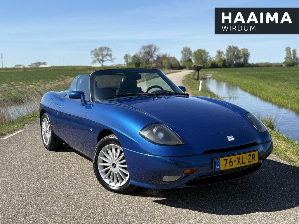 Fiat barchetta 1.8-16V Edizione 2001 | In Consignatie | Lede, Auto's, Voorwielaandrijving, Zwart, 4 cilinders, Cabriolet