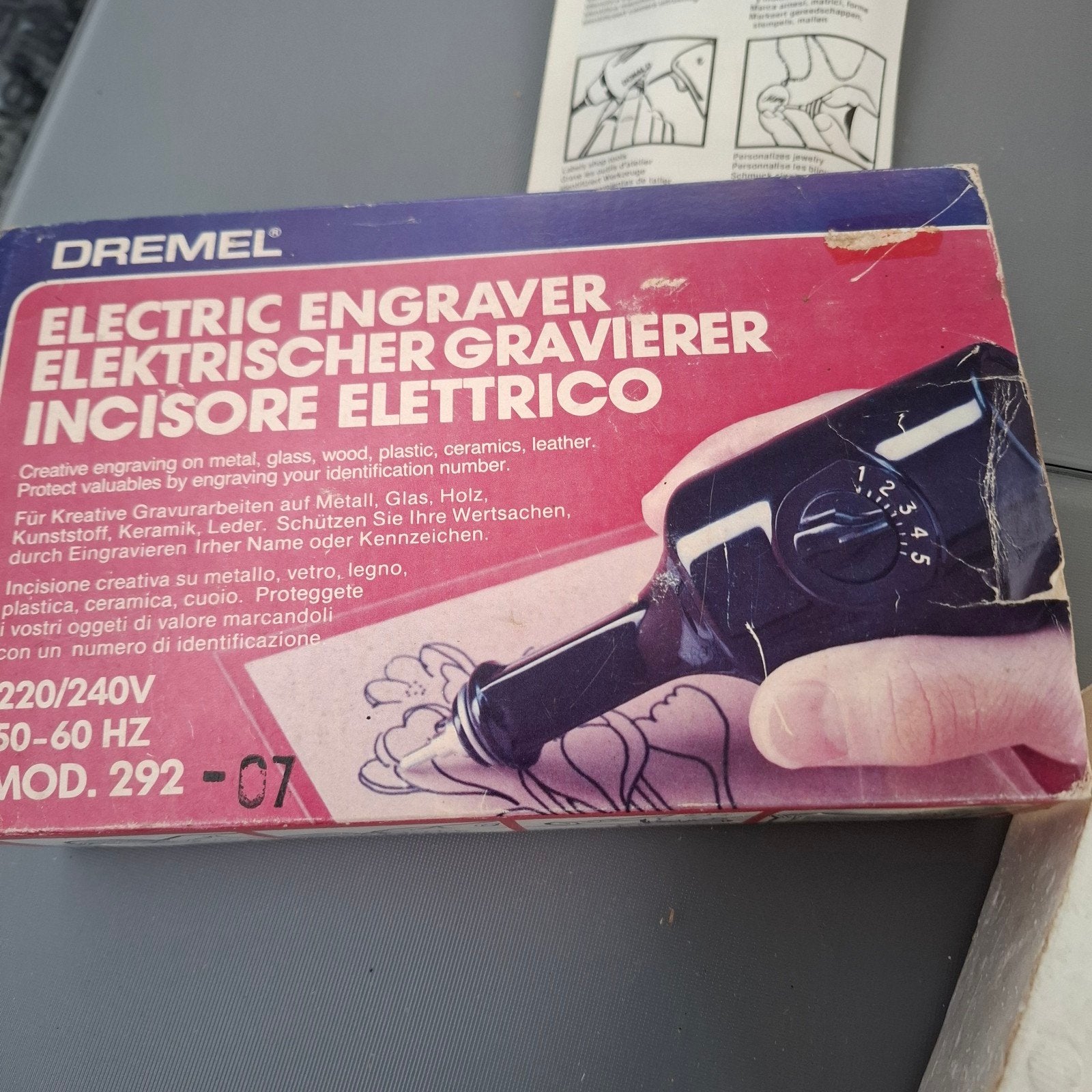 Dremel Elektrische Graveermachine - Model 292-07, Ophalen, Zo goed als nieuw, Overige typen, Bosch