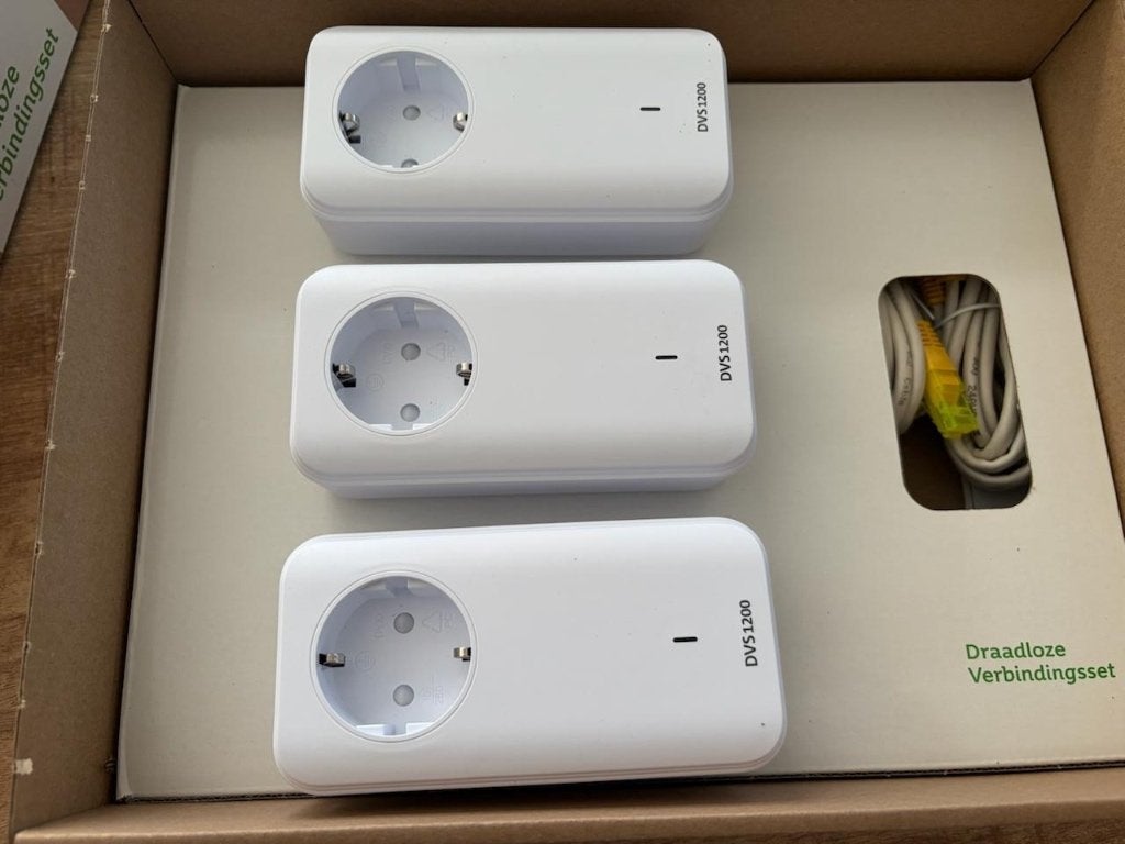 KPN DVS1200 Draadloze Verbindingsset – 3 adapters compleet, Ophalen of Verzenden, Nieuw